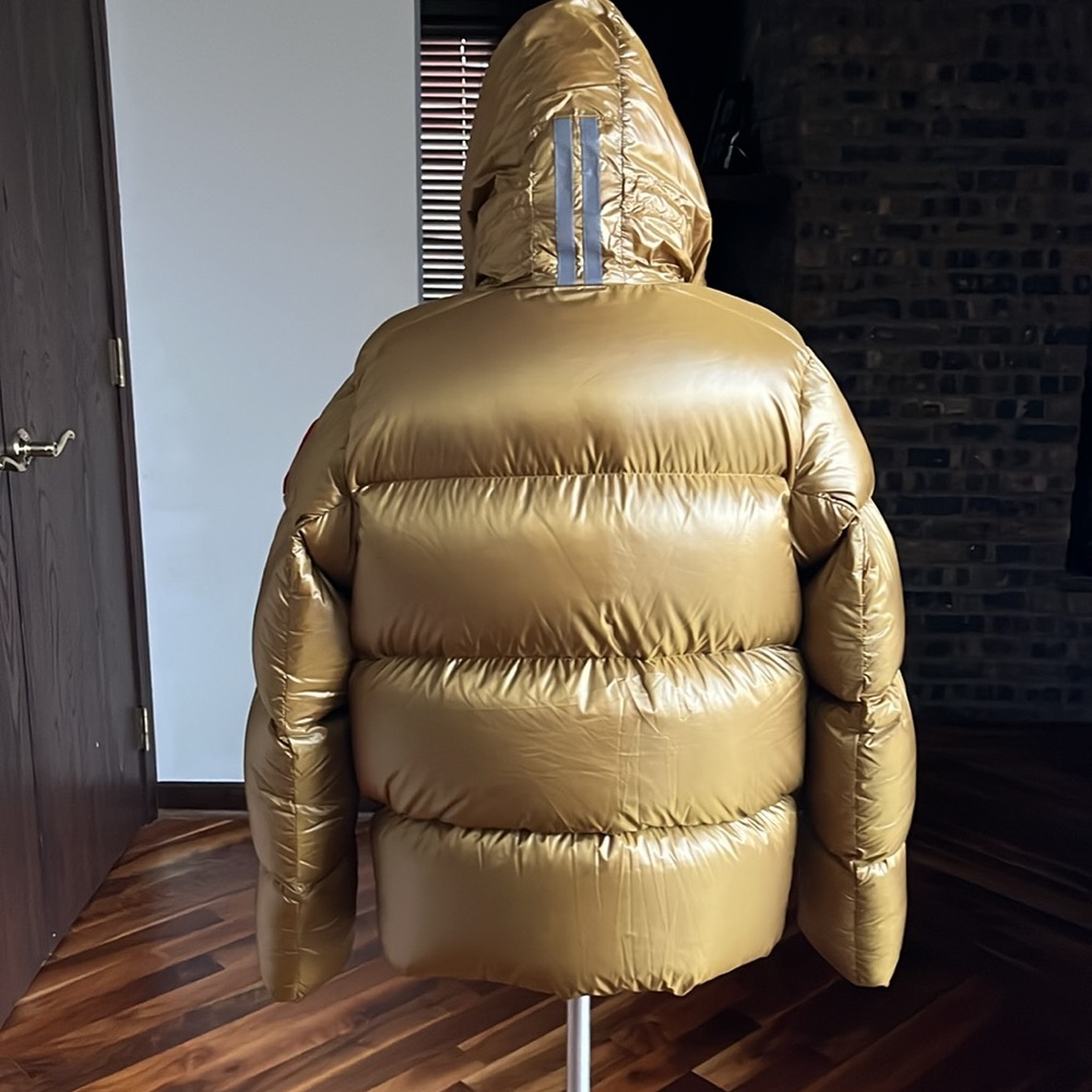 Canada Goose crofton power 750 fill puff jacket water resistant jacket, gold - Picture 8 of 16
